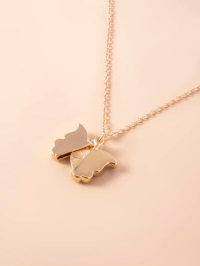 Ouverture papillon je t'aime charme collier enchaîné disponible en argent ou en or cadeau incroyable cadeau contemporain amour minimaliste